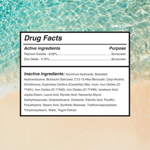 Surface TROPIX Sheer Touch Sunscreen Stick, SPF 50, Water Resistant, UVA/UVB Protection, 1 PACK