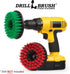 Drill Brush Cleaning Supplies Kit - Medium and Stiff Bristle Brush for Grout, Tile, Countertops, Floors