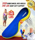 240+lbs Plantar Fasciitis Insoles - 100% Memory Foam Comfort, High Arch Support Inserts for Pain Relief, Orthotic for
