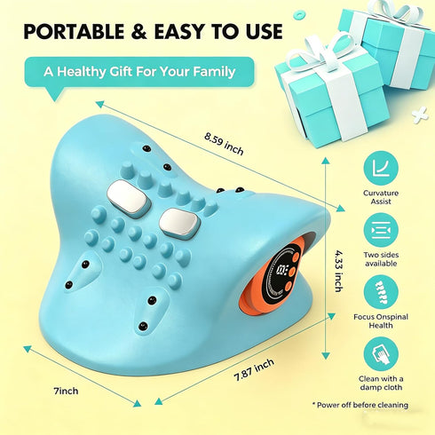ZHEATME 2026 Massager,3 1 Neck Massager Deep Tissue Massage with Heating and Vibration Neck in Portable