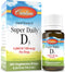 Carlson Super Daily D3 4,000 IU (100 mcg) Vitamin D Drop, Liquid Unflavored, 1-Year Supply, 365 Drops (10.3 mL)