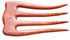 MaryCrafts Handmade Wooden Rosy Hair Comb, 4 Prongs Hair Fork, Hair Accessory