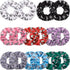 Syhood 16 Pieces Soccer Hair Ties Accessories - Elastic Sports Ball Bands Ponytail Holders for Girls Women Coaches