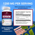 Resveratrol Supplement 1200mg - Japanese Knotweed Resveratrol Capsules, High Potency Trans Resveratrol for Healthy