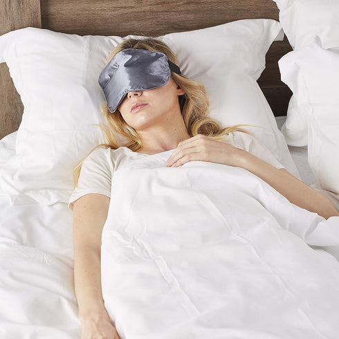 Bucky Serenity Spa Mask, Hot & Cold Therapy, Gray, One Size