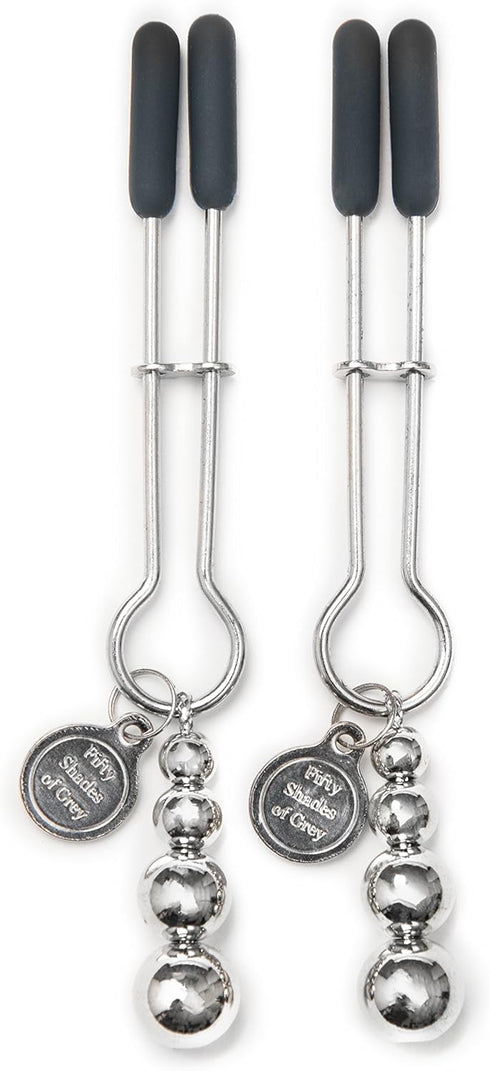 Fifty Shades of Grey The Pinch Nipple Clamps - Adjustable Weight Metal