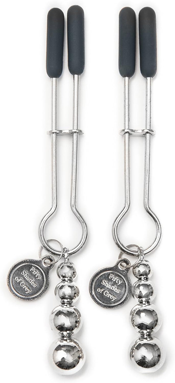 Fifty Shades of Grey The Pinch Nipple Clamps - Adjustable Weight Metal