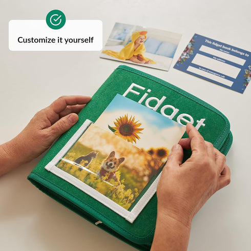 v2 Fidget Book for Elderly | Fidget Blanket for Dementia | Dementia Products for Elderly | Gift, Activities and Fidget