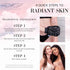 Seraphic Skincare Ultra-Luxe Exfoliating Mitt for Korean Exfoliation, Gentle Body Exfoliator with Mesh Shower Gloves