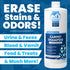 Unique Carpet Shampoo and Carpet Stain Remover - 32 oz. Liquid Concentrate - Bio-Enzymatic, for Use in All Machines, Leaves no Residue