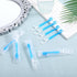 Xosjska 50 Pack Packaged 5-in-1 Individually Disposable Travel toothbrushes with Toothpaste Portable Pre-Pasted Travel