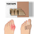 Bunion Correction & Pain Relief Tape, 40 Count, Precut Kinesiology Tape for Bunions, Big Toe Sprains, Pain Relief and