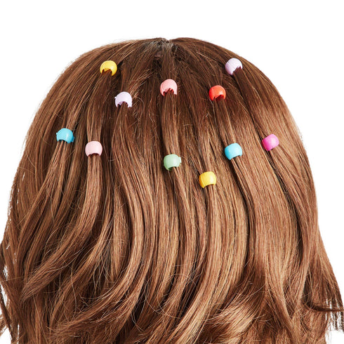 WILLBOND 300 Mini Hair Claw Clips for Girls, Rainbow Tiny Plastic Jaw Clips for Braids and Women