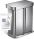 Packs, 20 Count, 30-35 8-9 simplehuman Code H Custom Fit Drawstring Trash Bags in Dispenser Liter / Gallon, White