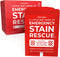 Emergency Stain Rescue Stain Remover Wipes - Road Spill On-the-Go Rescue Packets