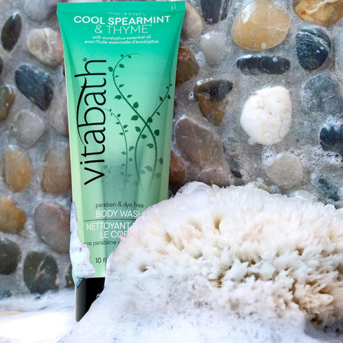 Vitabath Body Wash, Cool Spearmint & Thyme, 10 Fluid Ounce