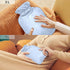 SyXIOP 2L Light Blue hot-Water Bottle with Soft Cover, Warm Water Bottle for Bed for Menstrual Cramps, Menstrual
