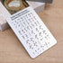 Larrel Braille Alphabet Board, Aluminum Letter Fingerboard Portable Carved Dots Numbers Board Braille Gifts Alphabet