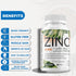 Zinc Supplements (100 Tablets) - Vegan 50mg Daily Supplement for Sensitive Stomachs, Non-GMO