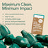 Kind Laundry Detergent Sheets, Plant Powered Eco-Friendly Soap Sheets with Stain-Fighting Enzymes, 60 Loads