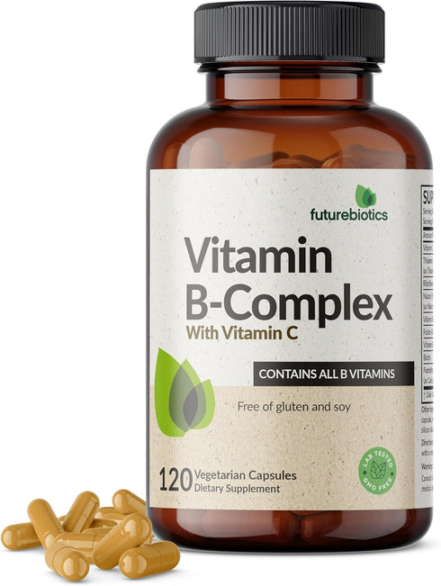Futurebiotics Vitamin B Complex with Vitamin C Supports Energy Production, Nervous System