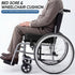 HANQIMER Tailbone 17" 16" Wheelchair Seat Cushion with Hole and Cutout for Pressure Relief, Ergonomic Wheelchair Donut