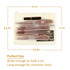 Koolmox Bulk Cosmetic Bags, 20pcs Multipurpose Makeup Bag with Zipper, Canvas Pencil Bag for Travel Storage, Beige