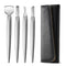 FERYES Pedicure Knife Ingrown Toenail Kit, 4 PCS Professional Tool Kit with Leather Case