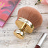 Large Oval Self Tanning Brush, Body Makeup Tan Brush with Wide Head, Sunscreen Applicator for Legs Arms Face Body (Gold)