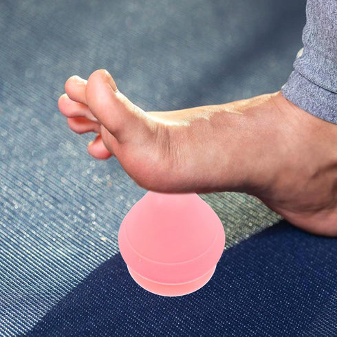 Portable Suction Cup Massage Cone Ball for Foot, Back, Waist, Neck, and Shoulder Muscle Relief, Versatile Triangle