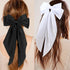 Wecoe 4pcs Big Hair Bows For Women White Black Navy Blue Red Satin Bows Hair Barrettes Cute Large Hair Clips Long Tail Kawaii Summer Hair Accessories For Women Girls Accesorios Para El Cabello Gift