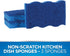 Dawn Non-Scratch Kitchen Dish Sponges, Blue (Pack of 3)