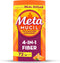 Metamucil Fiber, 4-in-1 Psyllium Fiber Supplement Powder with Real Sugar, Orange Flavor, 72 Servings