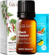 Set Set 2x0.34 oz Chili & Black Pepper Essential Oil - Aromatherapy Grade Essential Oils - fl - Gya Labs