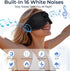 LC-dolida Bluetooth Sleep Mask with White NoiseSleep Headphones,Bluetooth Wireless Music Eye Mask, Ideal for Travel