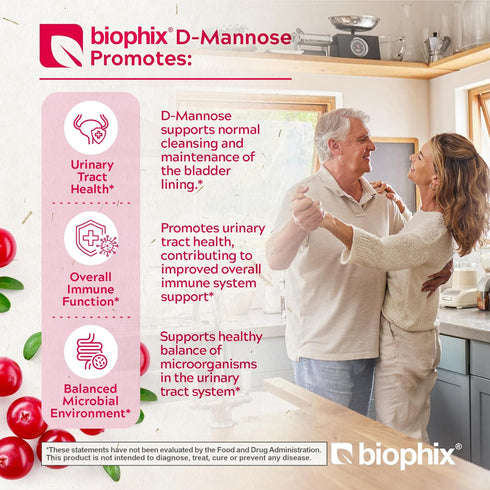 biophix Pure Mannose 100 Percent Powder, 2000 mg, 3 oz - Supports Urinary Bladder Tract Health