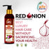 Red Onion Shampoo with Caffeine, Curry Leaf and Indian Alkanet Root - 200ml / 6.76 Fl.Oz Best Onion Shampoo