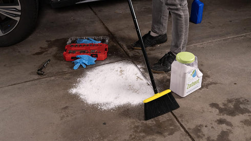 Liquid Spill Kit - 16X More Absorbent than Clay, Commercial-Grade Powder for Quick Cleanup of All Liquid Messes