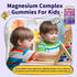 Gummies-Magnesium Gummies Omega-3, B6, D3 2 Pack Kids Magnesium Glycinate for Kids Supplement-w/Zinc, Chamomile