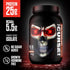 JNX SPORTS The Curse! Ultra Premium Whey Protein Powder Double Chocolate, 2lb, 25g Protein Per Serve, Whey Isolate