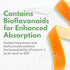 Natural Vitamin C from Organic Acerola Cherry - High Absorption with Garlic Ginger & Citrus Bioflavonoids for Immune