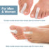 ZenToes Toe Separators for Bunion Pain Relief, Set of 6 Flared Gel Straighteners to Align Toes and Prevent Corns and