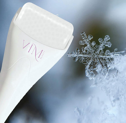 Skincare Ice Roller for Face - Facial Cold Massage Roller for Puffiness, Headaches, and Skin Pores