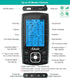 Dual Channel TENS Unit, 24 Modes Muscle Stimulator Machine with 10 Pads for Pain Relief and Electric Pulse Massage