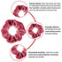Whaline 12Pcs Blush Theme Velvet Scrunchies for Women - Classic Thick Hair Bands, Gifts for Teenage Girls