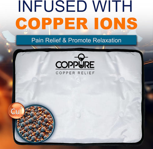 Coppure Large Gel Soft Flexible Medical Ice Packs for Injuries - 2 Pack Reusable Cold Pack for Back Pain, Migraine