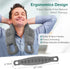 Microwavable Heating Pad for Neck and Shoulders - 33 * 6" Extra Long Weighted Moist Heat Pack for Pain Relief