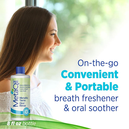 Oral Rinse, Proven to Relieve Taste Disorders, Made from 8 Core Ingredients, 8 oz Bottle, 1 Count