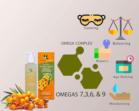 Organic Sea Buckthorn Exfoliating Facial Cleanser, 4 FL OZ