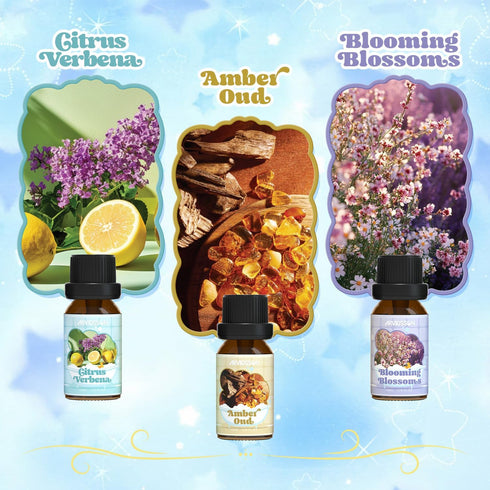 Set, Bath Fragrance Oils ARVIDSSON Natural Spa Essential Oils for Diffuser, Soap and Candle Making, Vanilla & Coconut